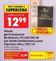 Woda perfumowana Be Beauty lub woda toaletowa Lucca Cipriano Men
