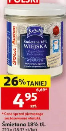 Śmietana 18% tł. KoSM