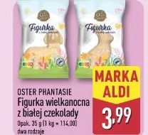 Oster Phantasie Figurka wielkanocna z białej czekolady