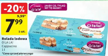 Rolada lodowa O La La! Cappuccino