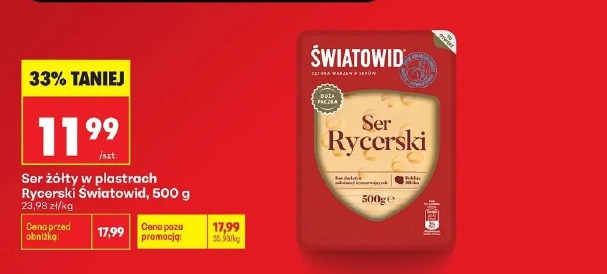 Ser żółty w plastrach Rycerski Światowid