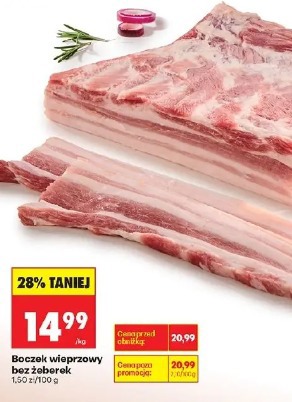 Boczek wieprzowy bez żeberek