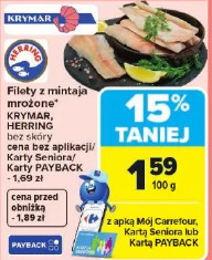 Filety z mintaja mrożone KRYMAR, HERRING