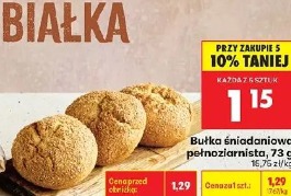 Bułka śniadaniowa pełnoziarnista