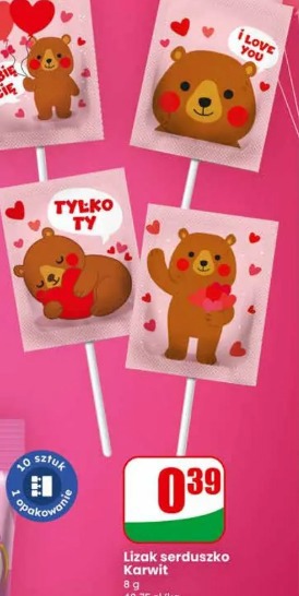 Lizak serduszko Karwit