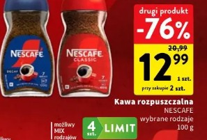 Kawa rozpuszczalna Nescafe Classic
