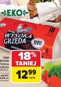 Jaja ekologiczne Wysoka Grzęda