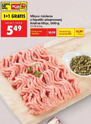 Mięso mielone z łopatki wieprzowej Kraina Mięs