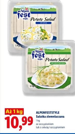 Alpenfeststyle Sałatka ziemniaczana