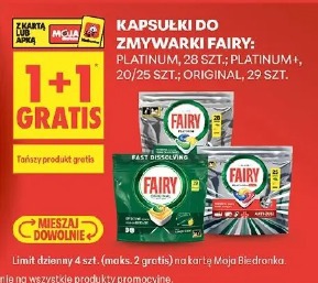 Kapsułki do zmywarki Fairy