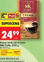 Kawa mielona crema MK Cafe