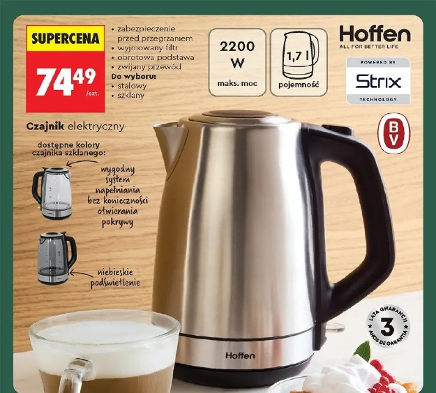 Czajnik elektryczny Hoffen
