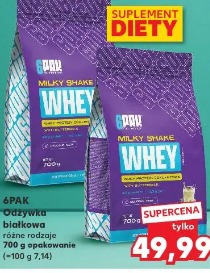 6PAK Odżywka białkowa różne rodzaje