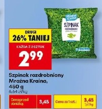 Szpinak rozdrobniony Mrożona Kraina