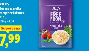 Pilos Ser mozzarella tarty bez laktozy