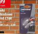 2 żarówki samochodowe CarTrend C5W Uni-Farplin