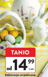 Dekoracja ceramiczna z motywem łąki