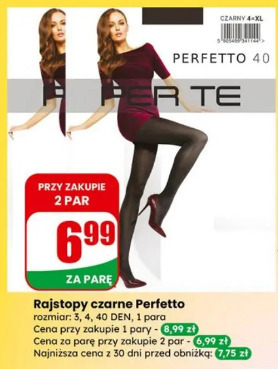 Rajstopy czarne Perfetto