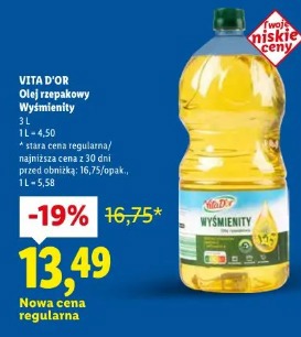 Vita D'or Olej rzepakowy Wyśmienity