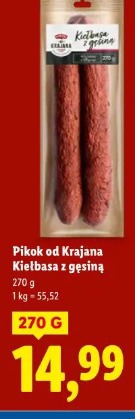 Pikok od Krajana Kiełbasa z gęsiną