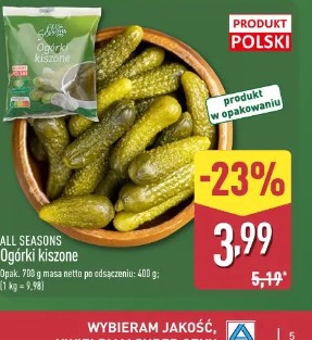 All Seasons Ogórki kiszone