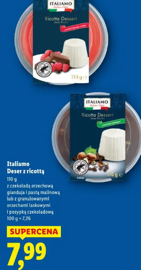 Italiano Deser z ricottą