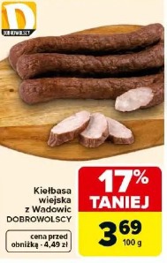Kiełbasa wiejska z Wadowic DOBROWOLSCY