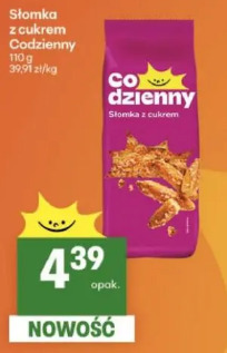 Słomka z cukrem Codzienny
