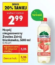 Napój niegazowany Żywiec Zdrój truskawka