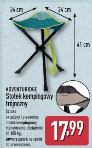 Adventuridge Stołek kempingowy trójnożny