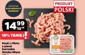 Paski z fileta z piersi kurczaka Sztuka Mięsa