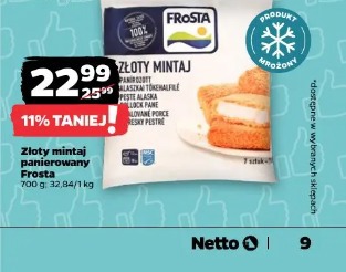 Złoty mintaj panierowany Frosta