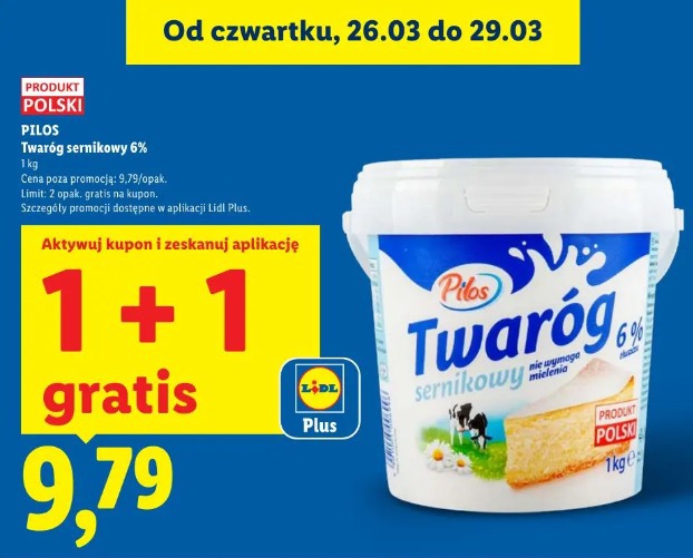Pilos Twaróg sernikowy 6%