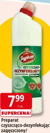 Preparat czyszcząco-dezynfekujący zagęszczony/Płyn do WC kamień i rdza Syphon