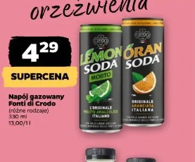 Napój gazowany Fonti di Crodo