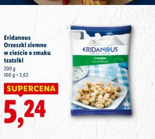 Eridanous Orzeszki ziemne w cieście o smaku tzatziki