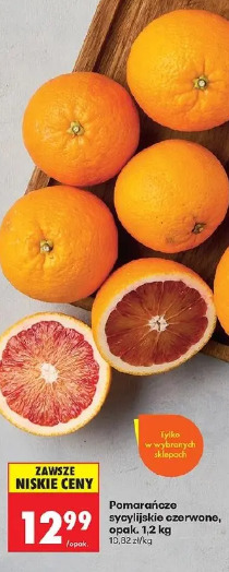 Pomarańcze sycylijskie czerwone