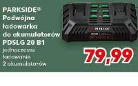 PARKSIDE Podwójna ładowarka do akumulatorów PDSLG 20 B1