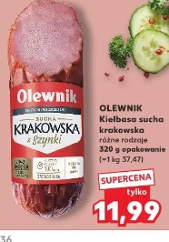 OLEWNIK Kiełbasa sucha krakowska różne rodzaje