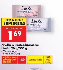 Linda mydło w kostce kremowe
