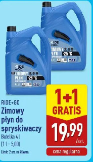 Ride+Go Zimowy płyn do spryskiwaczy