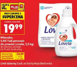 Mleczko, 1,45 l lub proszek do prania Lovela