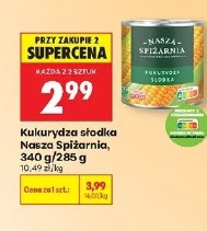 Kukurydza słodka Nasza Spiżarnia