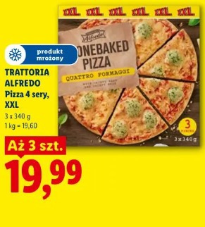 Trattoria Alfredo Pizza 4 sery, XXL