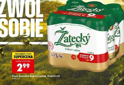Piwo Žatecký Světlý Ležák