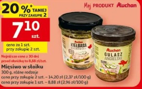 Mięsiwo w słoiku Auchan