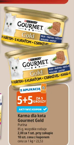 Karma dla kota Gourmet Gold Purina