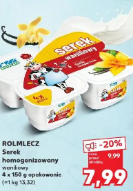 Rolmlecz Serek homogenizowany waniliowy
