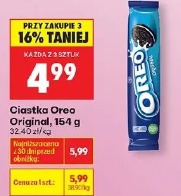 Ciastka Oreo Original, 154 g