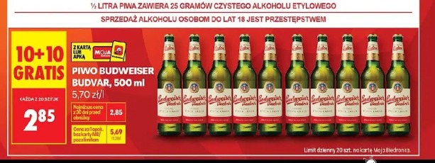 Piwo Budweiser Budvar